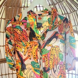 Farmrio Tucan Banana Jumpsuit Small